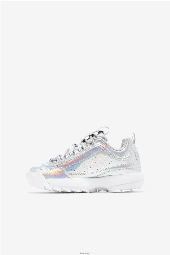 iridiscente FILA fila disruptor 2 premium iri iridiscente para niños grandes 6L8PR22075