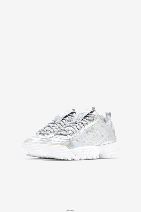 iridiscente FILA fila disruptor 2 premium iri iridiscente para niños grandes 6L8PR22075