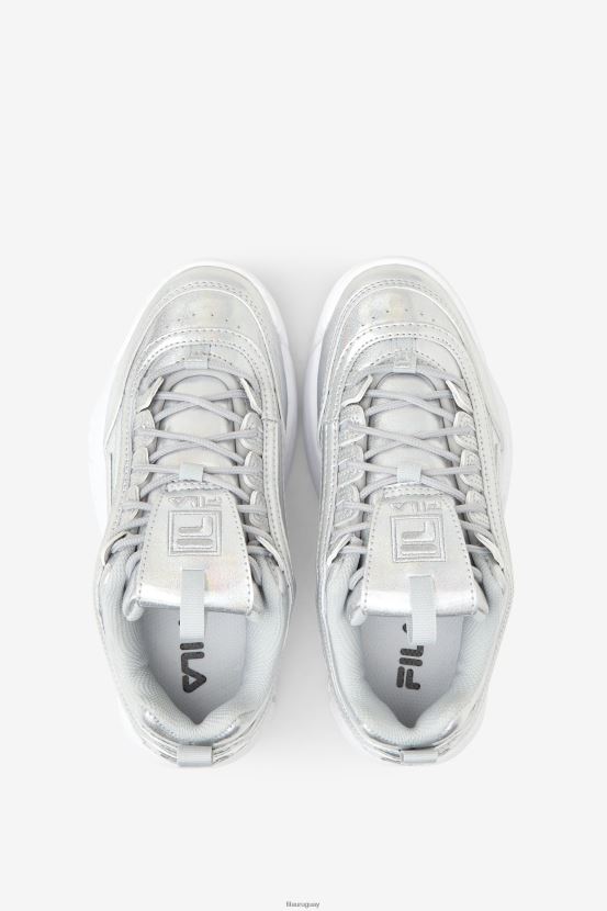 iridiscente FILA fila disruptor 2 premium iri iridiscente para niños grandes 6L8PR22075