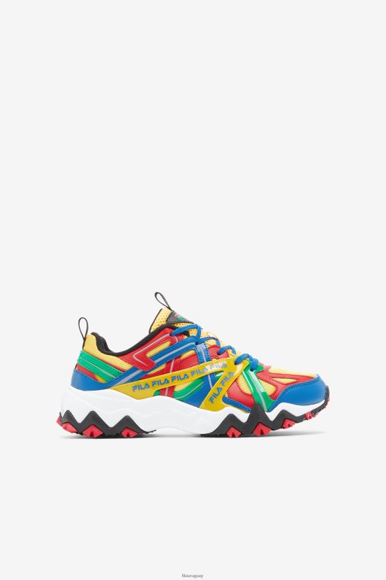 limón/rojo/azul imperial FILA fila electromont niño grande limón/rojo/imperial azul 6L8PR22077