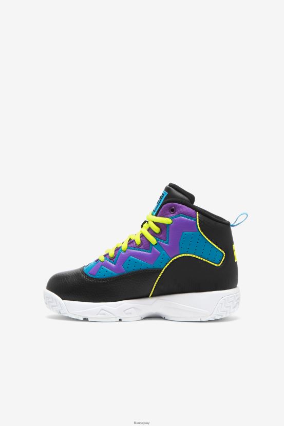 negro/amarillo/morado FILA fila mb niño grande negro/amarillo/morado 6L8PR22124