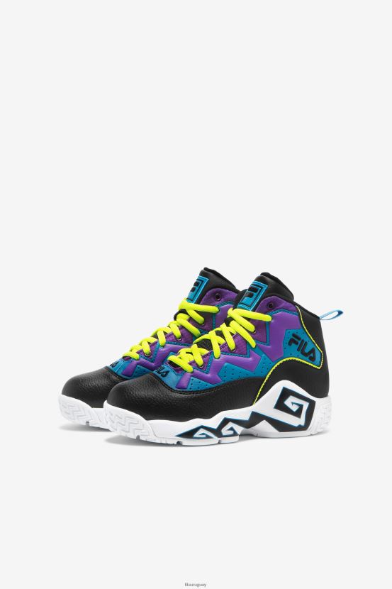 negro/amarillo/morado FILA fila mb niño grande negro/amarillo/morado 6L8PR22124
