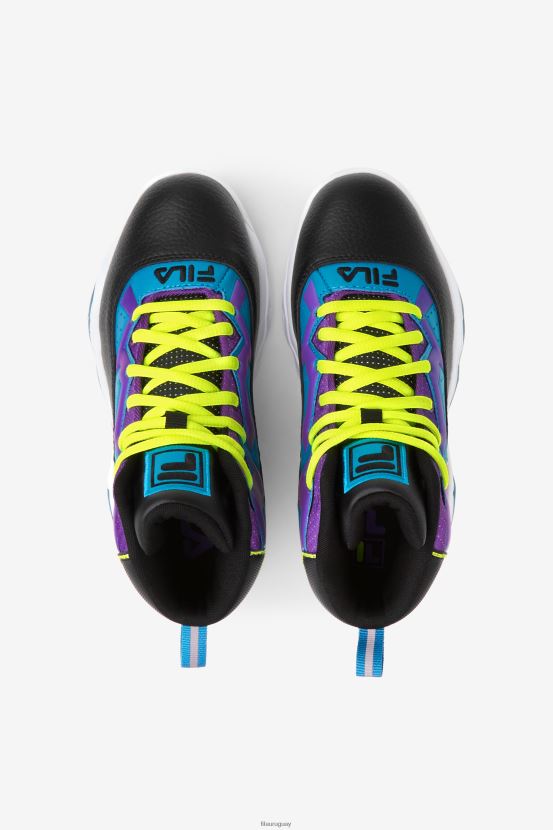 negro/amarillo/morado FILA fila mb niño grande negro/amarillo/morado 6L8PR22124