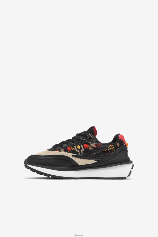 negro/bronceado oxford/blanco FILA negro/oxford tan/blanco fila big kids' renno 6L8PR22169