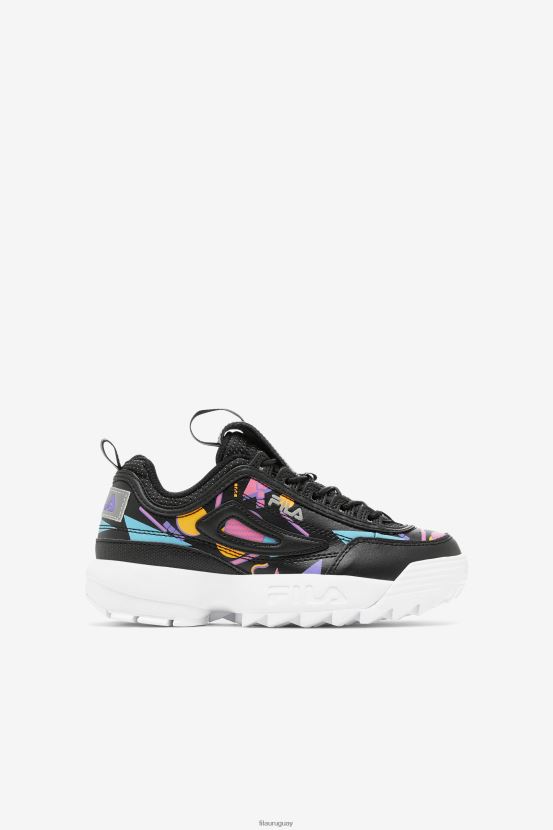 negro/chicle/blanco FILA fila disruptor 2 premium para niños grandes black/bubblegum/white 6L8PR22065