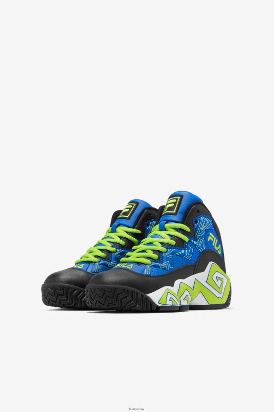 ponche azul/negro/lima FILA fila azul/negro/lime punch big kids' mb 6L8PR22110