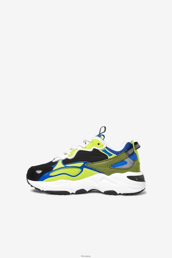 ponche blanco/negro/lima FILA fila big kids' ray tracer apex blanco/negro/lime punch 6L8PR22161