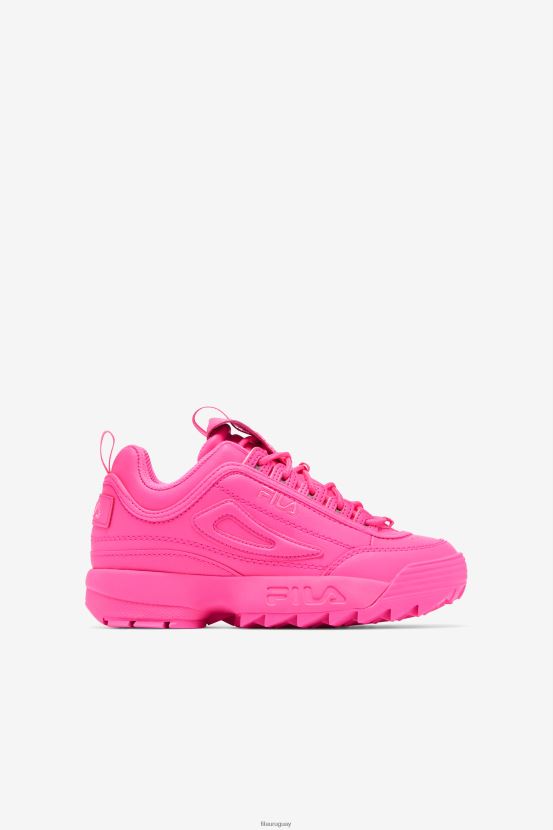rosa FILA fila disruptor 2 premium rosa para niños grandes 6L8PR22073