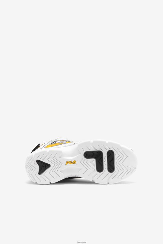 blanco/negro/limón FILA fila Grant Hill 2 Racing para niños pequeños blanco/negro/lemon 6L8PR22228
