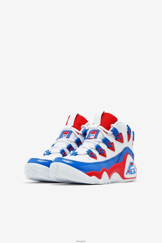 blanco/rojo/azul FILA fila Grant Hill 1 blanco/rojo/azul para niños pequeños 6L8PR22212