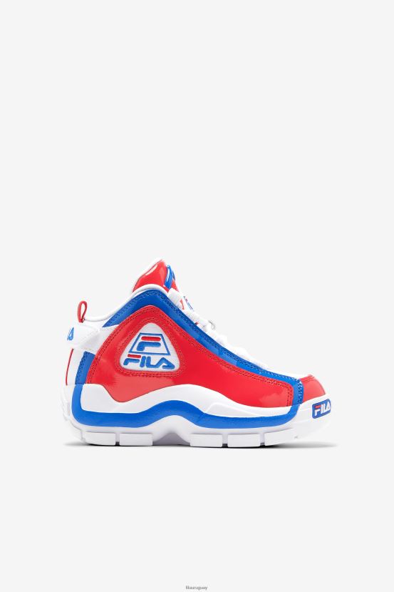 blanco/rojo/azul FILA fila Grant Hill 2 blanco/rojo/azul para niños pequeños 6L8PR22220