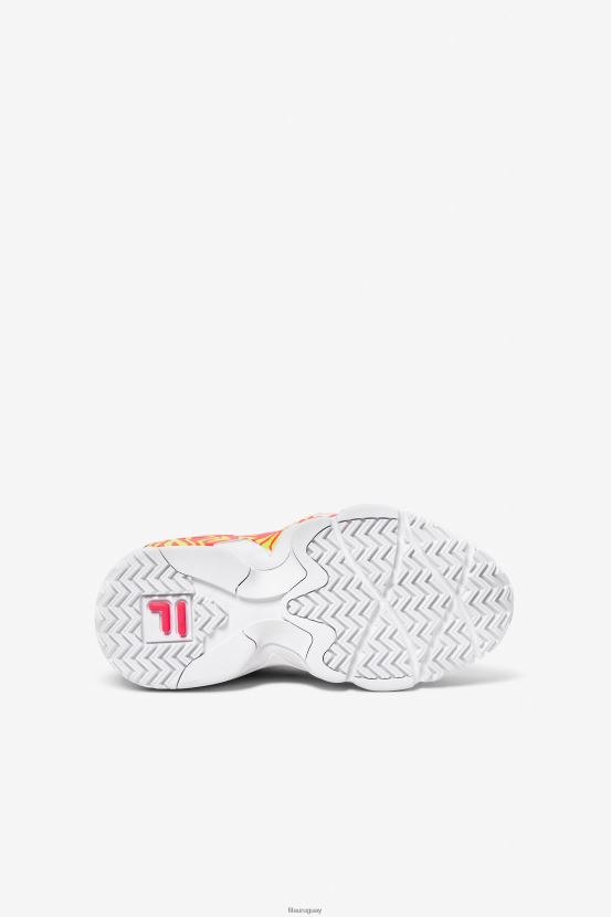 coral fuego/blanco/ponche lima FILA mb fila fiery coral/white/lime punch para niños pequeños 6L8PR22234