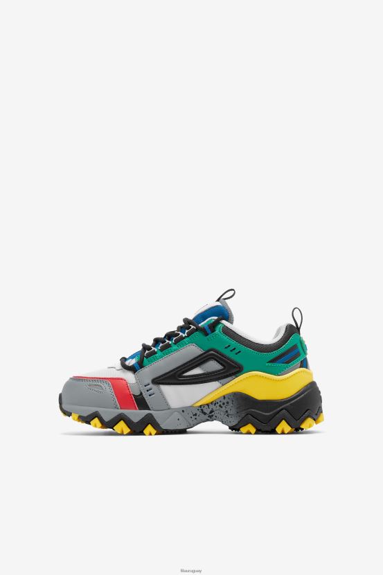 gris glaciar/monumento/negro FILA fila glacier grey/monument/black niños oaktmont tr 6L8PR22260