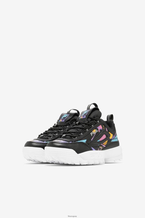 negro/chicle/blanco FILA fila disruptor 2 premium para niños pequeños negro/chicle/blanco 6L8PR22199