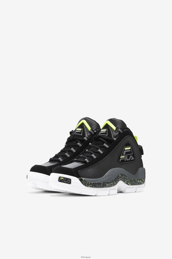 negro/lima soleado/castlerock FILA fila negro/lima soleado/castlerock niños pequeños Grant Hill 2 6L8PR22214