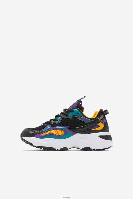 negro/morado/blanco FILA fila ray tracer apex para niños pequeños en negro/morado/blanco 6L8PR22280