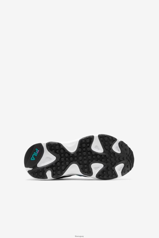 negro/morado/blanco FILA fila ray tracer apex para niños pequeños en negro/morado/blanco 6L8PR22280