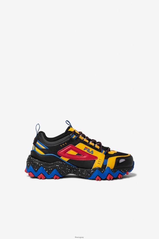 negro/oro/rojo FILA fila oakmont tr para niños pequeños negro/dorado/rojo 6L8PR22267