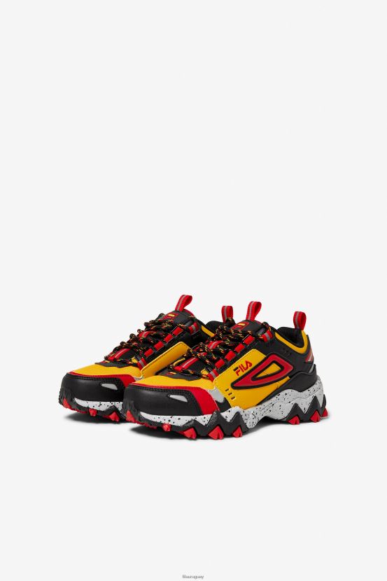 oro/negro/rojo FILA fila gold/black/red little kids oakmont tr 6L8PR22266