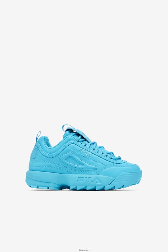 pescado azul FILA fila disruptor 2 premium para niños bluefish 6L8PR22193
