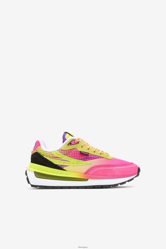rosa glo/azufre/blanco FILA pink glo/sulphur/white fila renno para niños pequeños 6L8PR22283