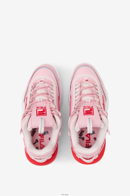 rosa/rubor coral/blanco FILA rosa/rubor coral/blanco fila disruptor 2 exp para niños pequeños 6L8PR22187