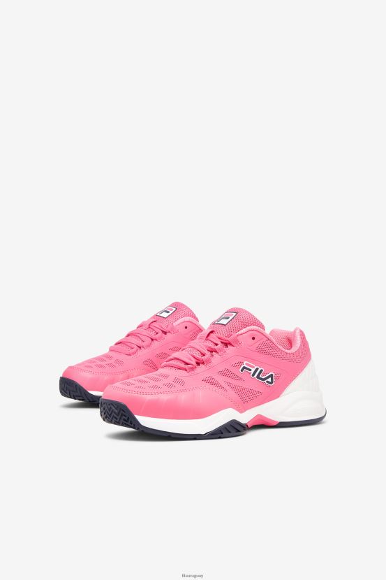 rosa/blanco/azul marino FILA fila niño axilus jr rosa/blanco/azul marino 6L8PR22299